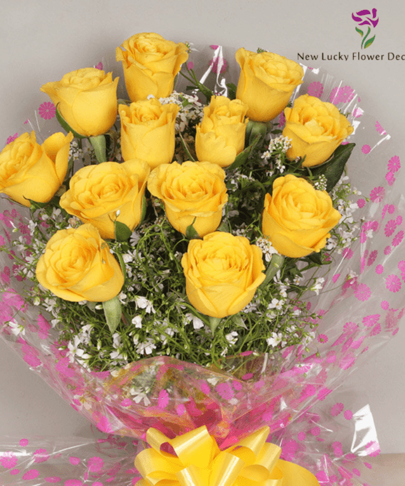 Yellow Rose With Cadbury