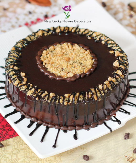 choco walnut cake