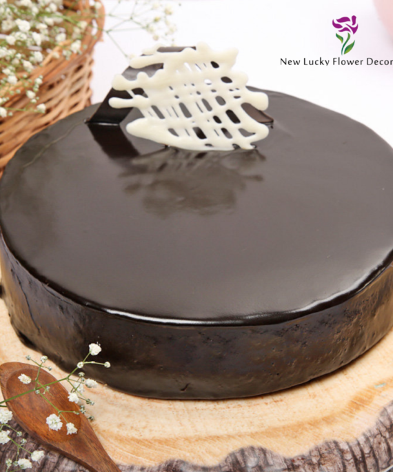 plain chocolate cake