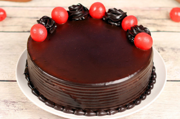 Cherry chocolate cake