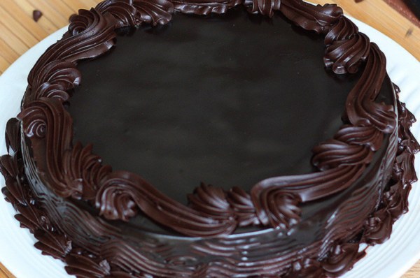 dark chocolate cake