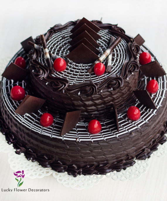 chocolate truffle layer cake