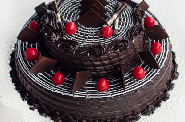 chocolate truffle layer cake