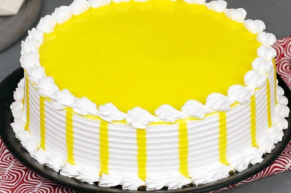 Butterscotch Yellow Pool Cake