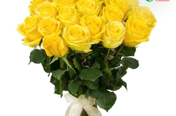 yellow rose bunch