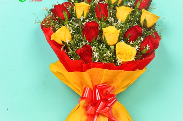 Yellow Rose Bouquet | New Lucky Flowers and Cakes
