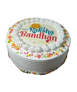 rakshabandhan special vanilla cake