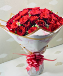 Red Rose Bouquet | New Luck Flowers and Cakes | Best Florist in Udaipur