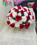 Rose & Daisy Combo | New Lucky Flowers and Cakes | Best Florist in Udiapur