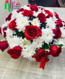 Rose & Daisy Combo | New Lucky Flowers and Cakes | Best Florist in Udiapur