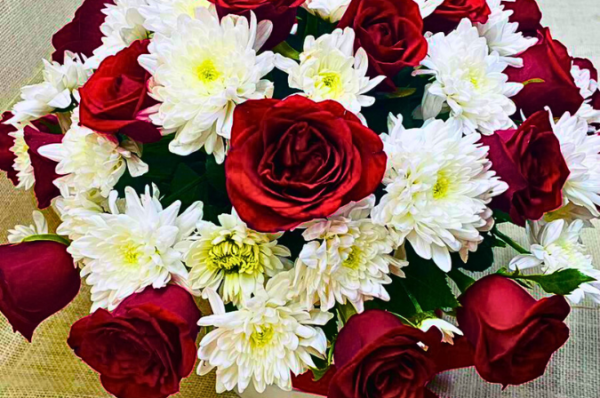 Red Rose Flower Box