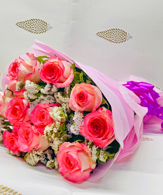 Jumilia Rose Bouquet | New Lucky Flowers and Cakes | Bouquet for Valentines in Udaipur
