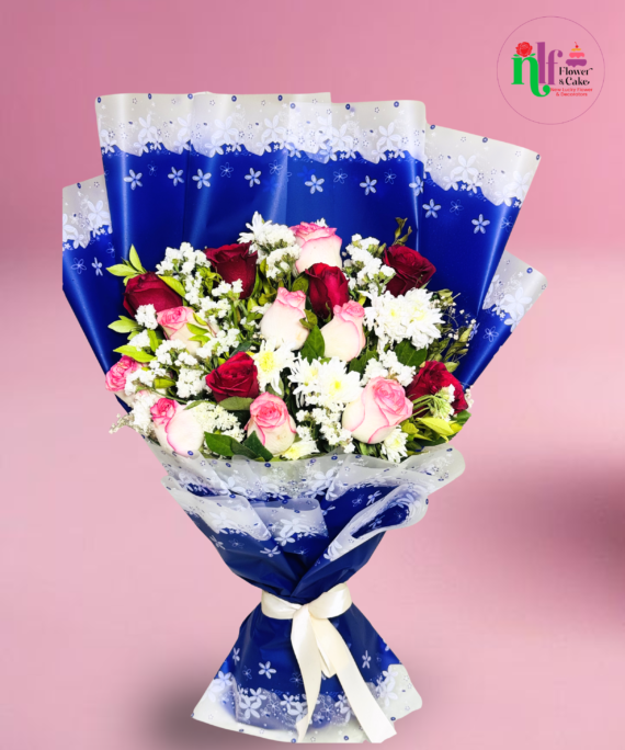 Mixed Rose & Carnation Bouquet