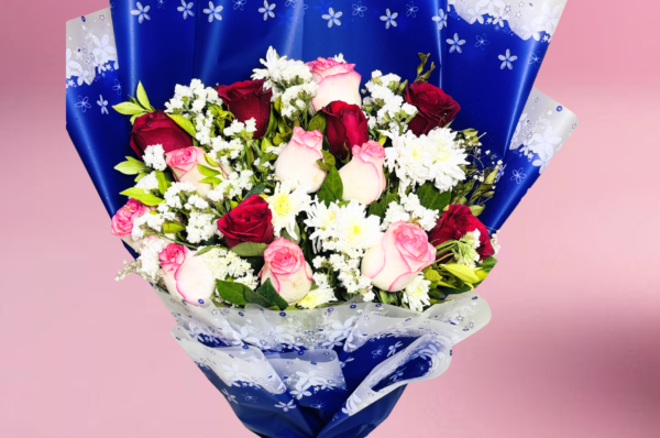 Mixed Rose & Carnation Bouquet